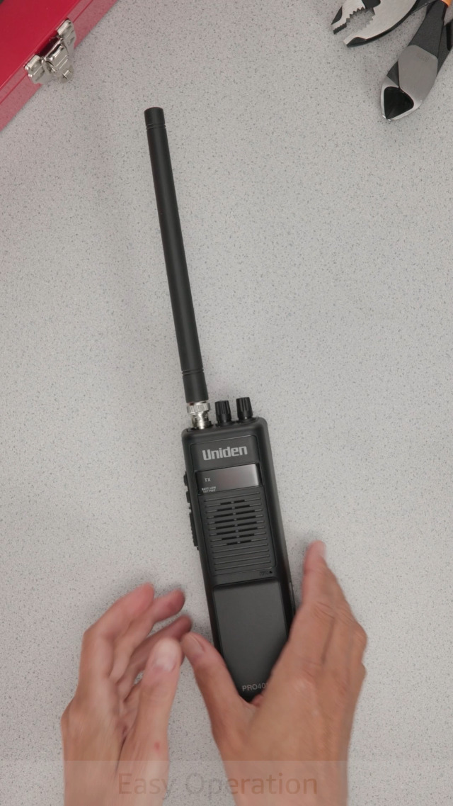 Uniden PRO401HH Professional Series 40 Channel Handheld CB Radio